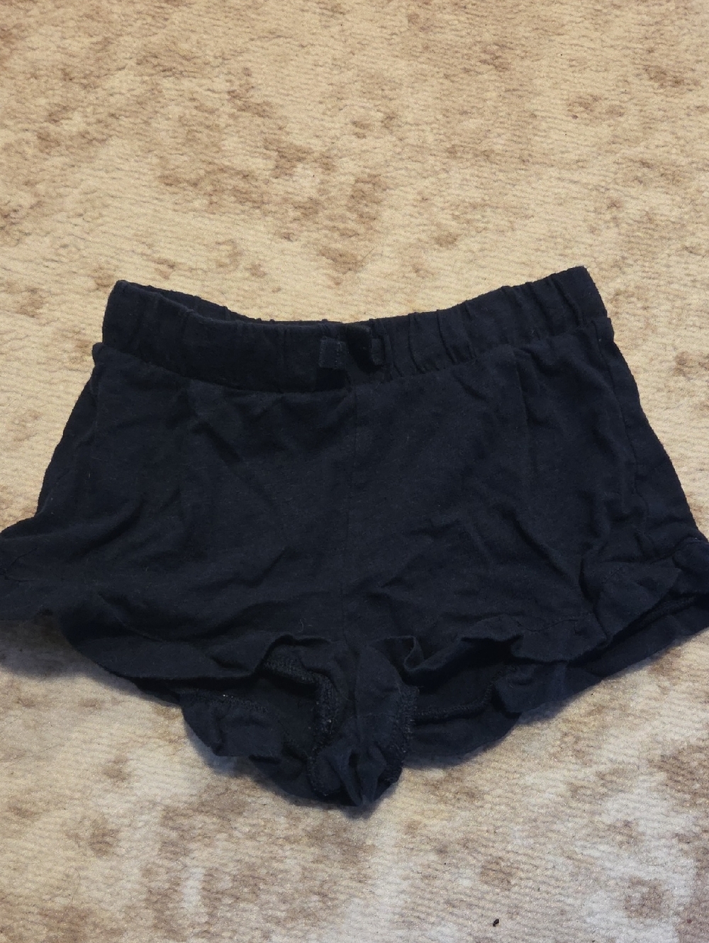 Crewcuts Navy Ruffle Hem Shorts
